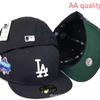 New Closed Dodgers Hat Trend Flat Edge Hat Shade Sunscreen Hat Hip Hop Non-Adjustable Size Baseball Hat
