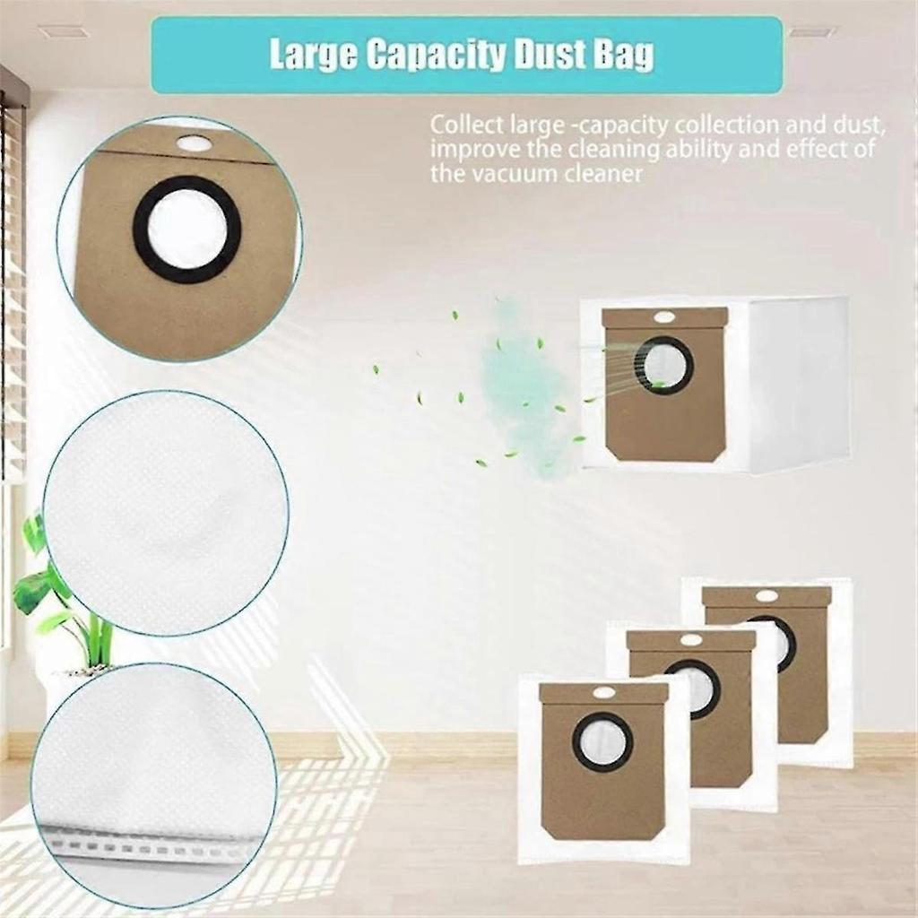 L60/L60 Hybrid/L50 Robotic Vacuum Cleaner with Main Side Brush Hepa Filter and Dust Bags Accessory Set