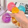 Festive Colorful Maltose Hedgehog Ball, Cute Animal Slow Rebound Squeeze Toy, Soft Stress Relief for Holiday Gifting