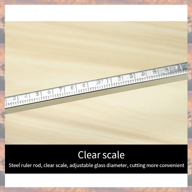 2025 Trend Glass Cutter Compass Knife Multi-Function High Precision Circular Cutter Range Hood Hole Opener Circular Cutter
