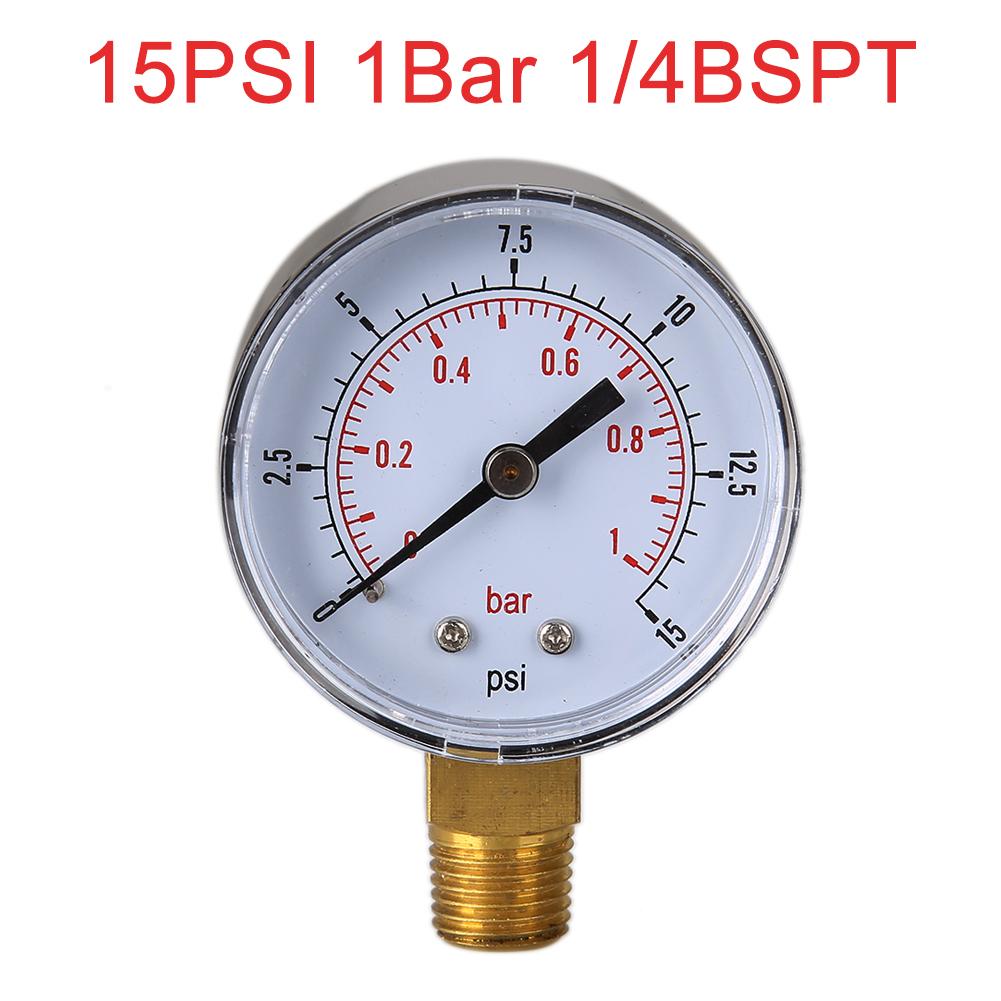 3500/200 PSI Pressure Gauge Dial Digital Pressure 0-14 Bar Vacuum Manometer 3/4 NPT for Water Pump Air Gas Water Fuel Liquid