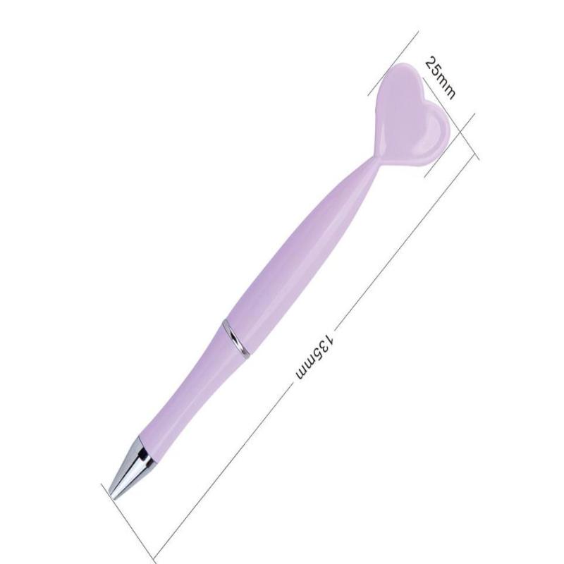 12pcs Valentine's Day Heart Shape Pens Black Gel Ink Rollerball Pens For Office School Supplies Gift Kids Ballpoint Pens