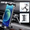 SEAMETAL Car Tablet Holder 360 Rotation Universal Adjustable Car Air Vent Mount Stand for iPad Air Mini Samsung Fold Xiaomi Tablets