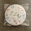 [USED] BTS Jin RUNSEOKJIN In JAPAN Capsule Toy Can Badge