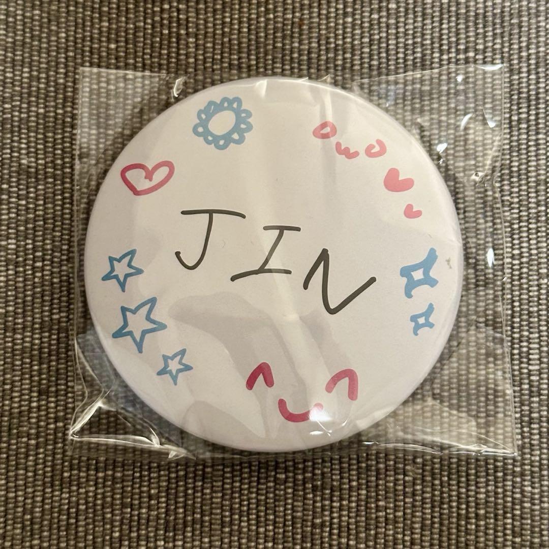 

[USED] BTS Jin RUNSEOKJIN in JAPAN Capsule Toy Can Badge