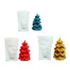 Silicone Molds Christmas Tree Candle Molds Handmade Casting Molds Ornament Molds Craft Supplies Plaster Molds