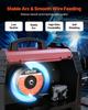 Flux Core MIG Welding Wire, E71T-11 0.9mm 0.45kg, Gasless Mild Steel Welding Wire with Low Spatter for All Position Arc Welding, Self-Shielded for