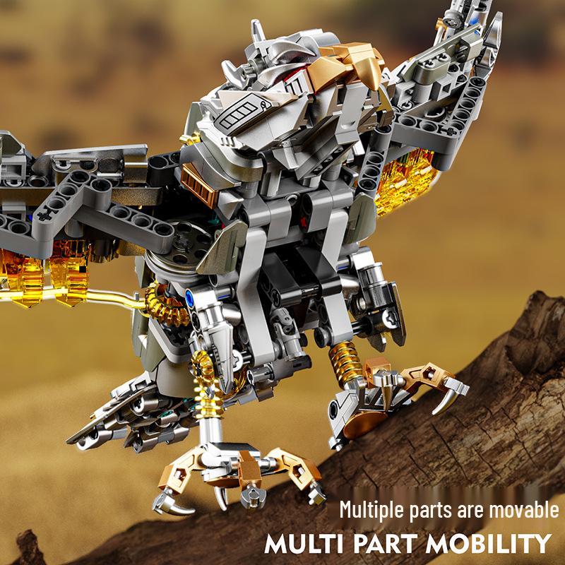Meiji 13084 Mechanical Eagle Building Blocks - Children's Educational Assembly Toy
