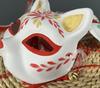 Fox Paper Pulp Set of Fox Half 2 [WEJUB] Masks, Cosplay, Couple's 2, Japanese-Style Masks, Mask, Halloween, Hand-Painted (Red, Masks)