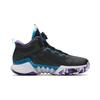 Anta Synthetic Leather Shock Absorbing Durable Low Top Kids Basketball Shoes Kids sneaker Black 312331103-3