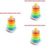 New Classic Baby Toy Set Ring Tower With Wobbly Function Stacking Fun Plastic/plastic 21.5*12.5*13.5