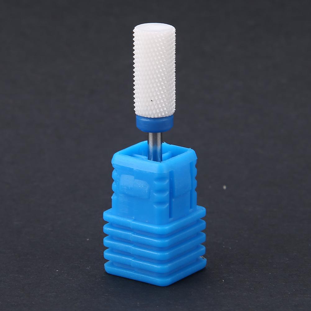 5 Type of Ceramic Cylinder Shape Grinding Head Nail Drill Bit for Manicure Drills Machine 05#