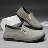 Men's Shoes Ice Silk Cloth Canvas Shoes for Men 2025 Breathable Casual Sneakers for Men Trend Slip On Student Zapatillas Tenis