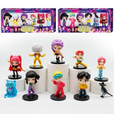 6 Stück/Set Kpop Dämonenjäger Actionfigur Spielzeug Mit Box Derpys Tiger Rumi Mira Zoey Sussy Figuren Puppen Für Weihnachtsgeschenke