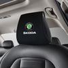 ABCDGE1 Valve Stems & Caps 1pcs Car Headrest Cover Seat Protector Head Pillow Neck Styling For Octavia KAMIQ KODIAQ