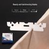 100 Disposable Stainless Steel Razors for Beard, Eyebrows & Hair Trimming