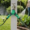 1PC Live Connection Three-way with Switch Valve Shunt Water Separator Garden Irrigation Washing Machine Faucet Plastic Adapter