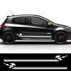 2PCS Racing Style Car Side Door Skirt Stickers For Renault Clio RS R.S. 18 4 5 2012-2026 Auto Tuning Vinyl Decals Accessories