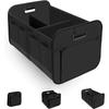Car Trunk Storage Box with Reinforced Handles, Foldable Multi-Compartment Design, Made of Foldable Oxford Polyester, Suitable for Any Car, SUV