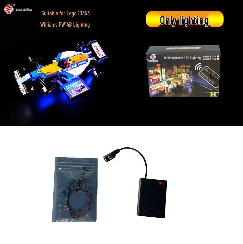 

LED Remote Control Lights for Lego 10353 Williams Racing Car Technic Series