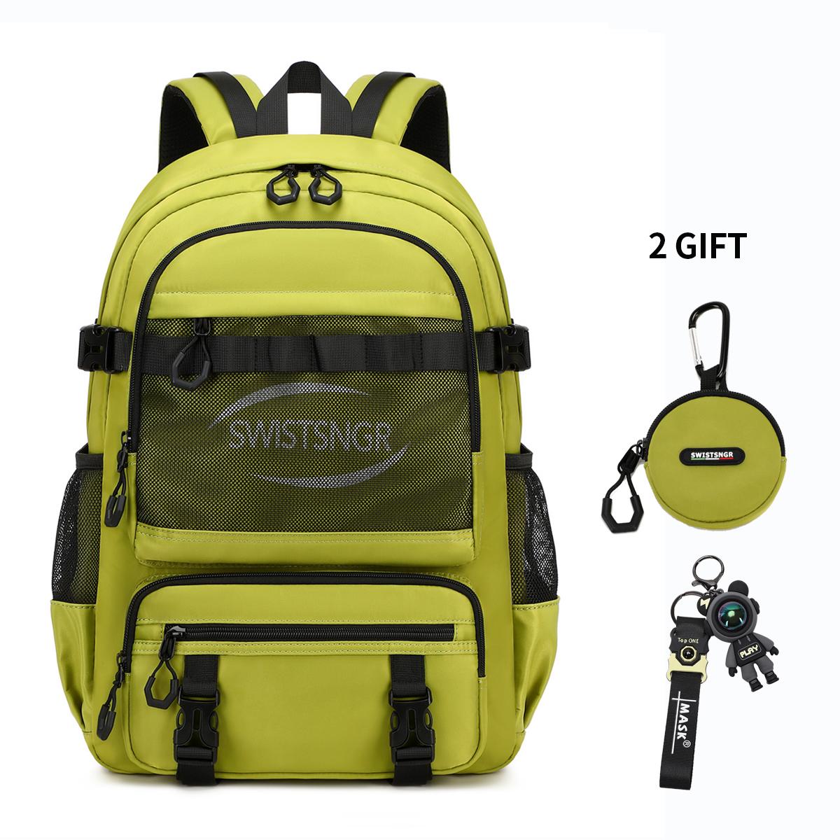 

2025 Новый Большой Авиационный Дорожный Рюкзак для Девочек Водонепроницаемый Модный Рюкзак для Ноутбука Женский Детский Школьный Рюкзак Мужской 13.3 Inches зелёный