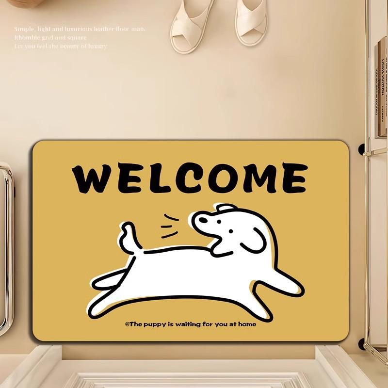 Animation cartoon diatom mud bathroom absorbent floor mat household door mat toilet shower room non-slip quick-drying floor mat