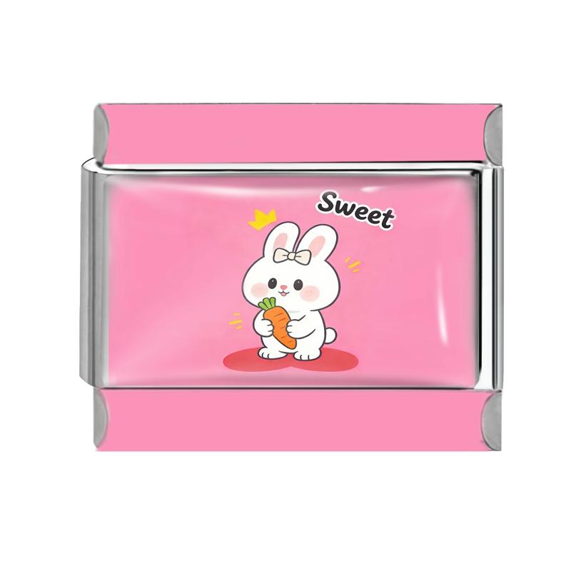 2026 New Trendy Funny Cat Rabbit Dog Dolphin Italian Charm Links Fit 9mm Stainless Steel Bracelet Women Men DIY Making Jewelry
