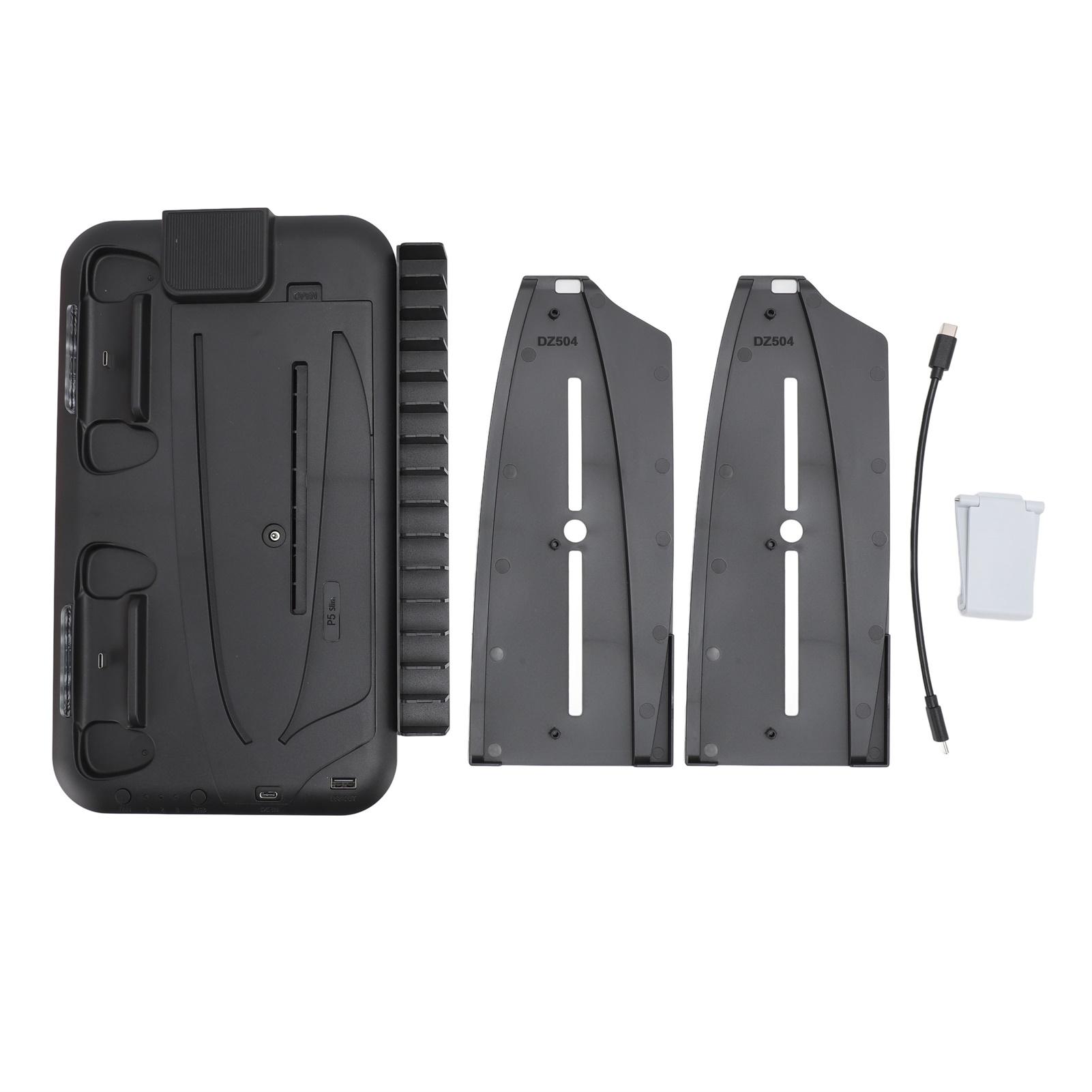 

Зарядна станція для багатофункціонального контролера, зарядна підставка з охолоджуючим вентилятором з 15 іграми Black