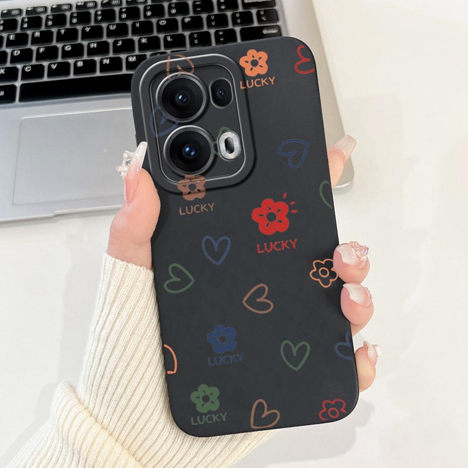 Cute Cartoon Phone Case For OPPO Reno13 Pro / Reno13 / Reno13 F 4G 5G Soft Silicone Protective Cover For Oppo Reno 13 13F 13Pro