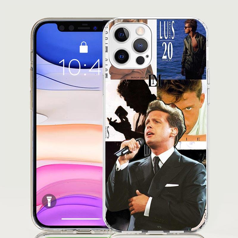 L-Luis M-Miguel Singer Phone Case For Iphone 11 12 13 Mini 14 15 Plus 17 Air 16 Pro Max 16E 7 8 SE Art Customized Coque Capa