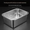 304 Stainless Steel Rectangular Drain Basin