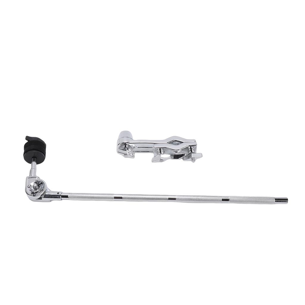 Cymbal Stand L Shape Extension Arm Drum Accessory with Clamp Thickened Knob Anti Vibration Pads Design Angle and Length