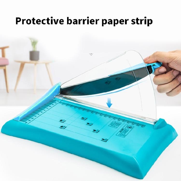 Mini Paper Cutter,Paper Trimmer Guillotines A4 with Automatic Security Safeguarding for Paper Label Card Craft Paper