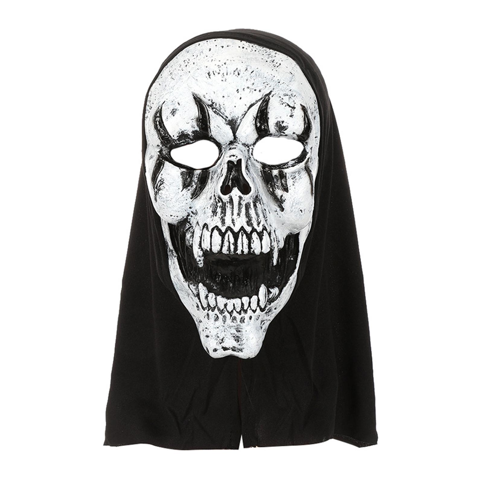 Halloween Latex Mask Screaming Zombie Full Head Mask Cosplay Scary Ghost Face Prop for Party Costume Conventions