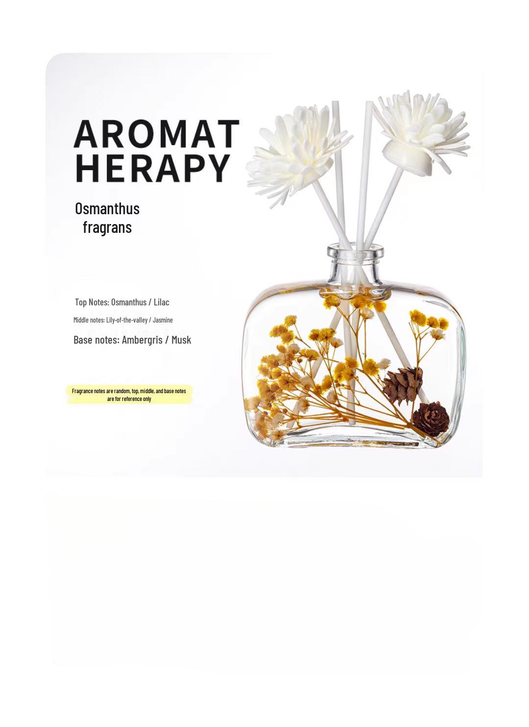 Wenpeiz Gardenia Scented Preserved Flower Aroma Diffuser – Long-Lasting Room and Toilet Fragrance
