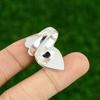 Natural Chevron Amethyst Statement Flower Purple Adjustable Ring 925 Silver