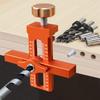 2-in-1 Cabinet Door Installation Jig, Rebounder Mounting Positioner with 6/8/10mm Drill Guide, Wardrobe Door Panel Punching