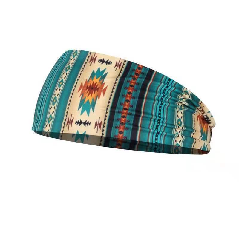 Ellie Bohemian Floral Knot Sport Hairband for Women