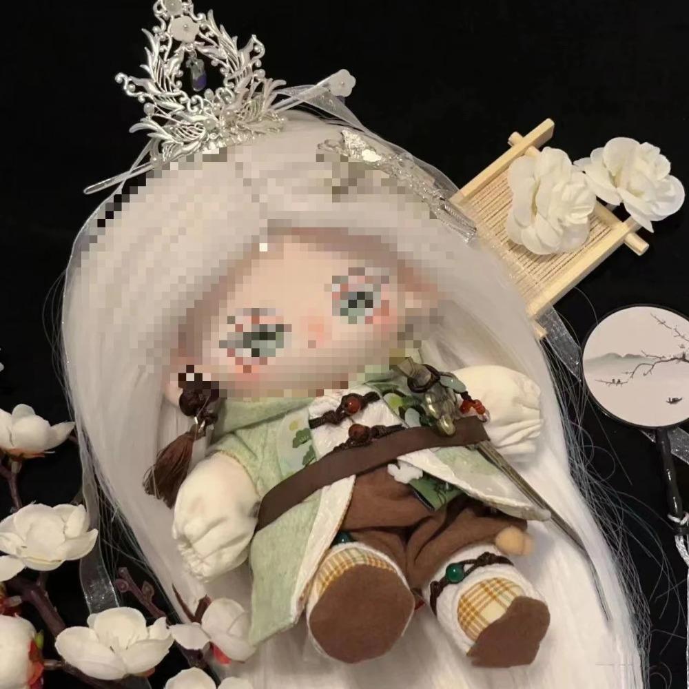 Multicolor Doll Clothes Gift 20CM Cotton Doll Toy Chinese Retro Set Props Mini Hanfu Suit DIY Dress Up Soft Stuffed Idol Dolls