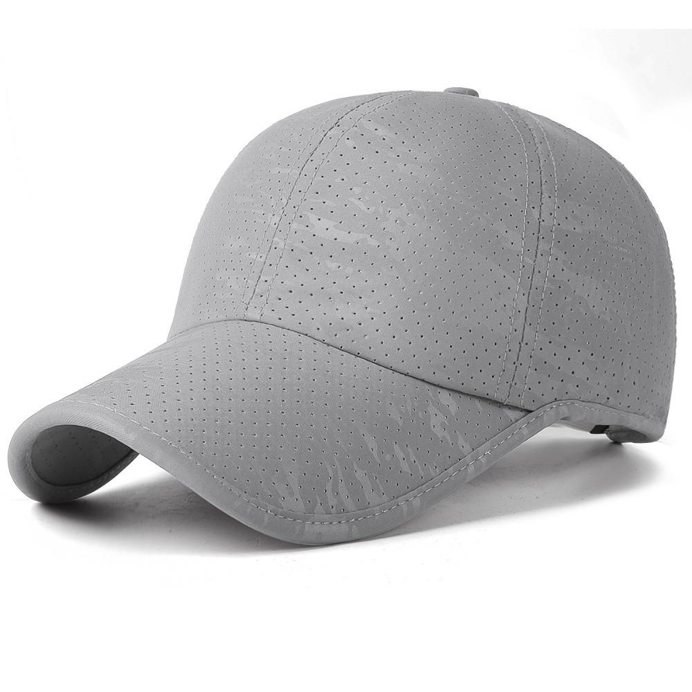 Breathable Perforated Summer Sun Hat Sun Protection Travel Sports Hat  For Women Men