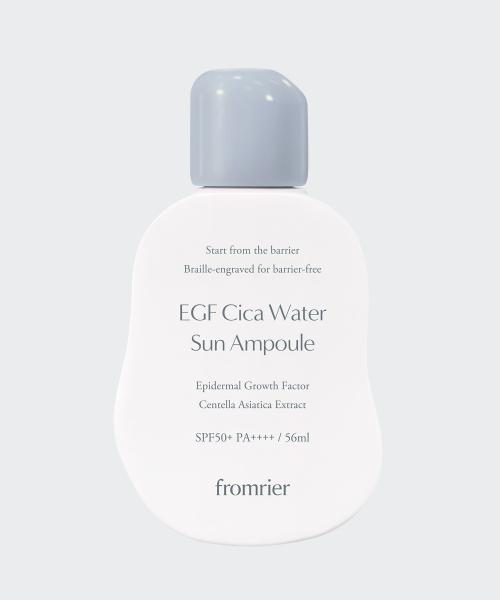 Fromrier Vegan Egf Cica Water Sun Ampoule 56ml