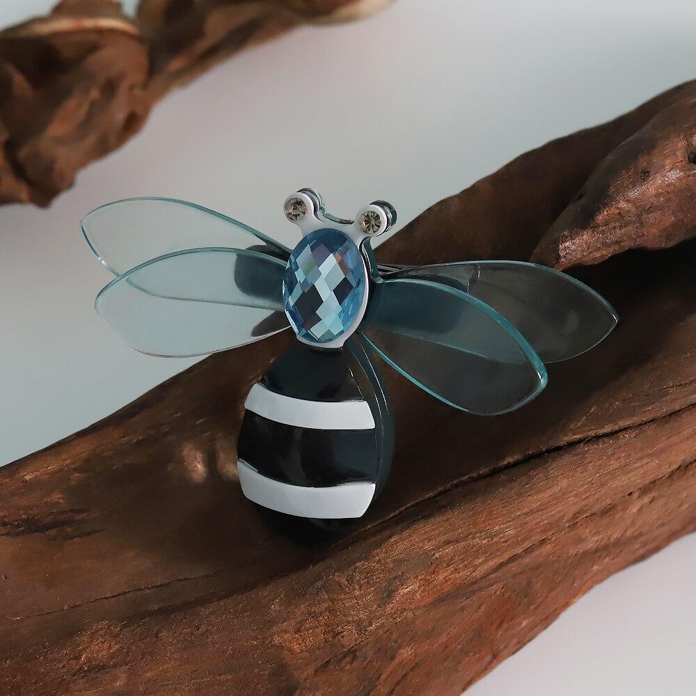 Blucome Markendesign Insektenserie Brosche Frauen Zarte Kleine Biene Broschen Handgefertigte Sicherheitsnadeln Aus Acryl Schmuck Geschenke Für Mädchen