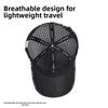 Creative Multicolor Mesh Baseball Cap Breathable Mesh Adjustable Size Sun Hat Woven Polyester Breathable Mesh Cap Men's Wear