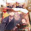 Project SEKAI Hoshino Ichika Set Biancheria da Letto Ragazzi Ragazze Twin Queen Size Copripiumino Federa Letto Bambini Adulti