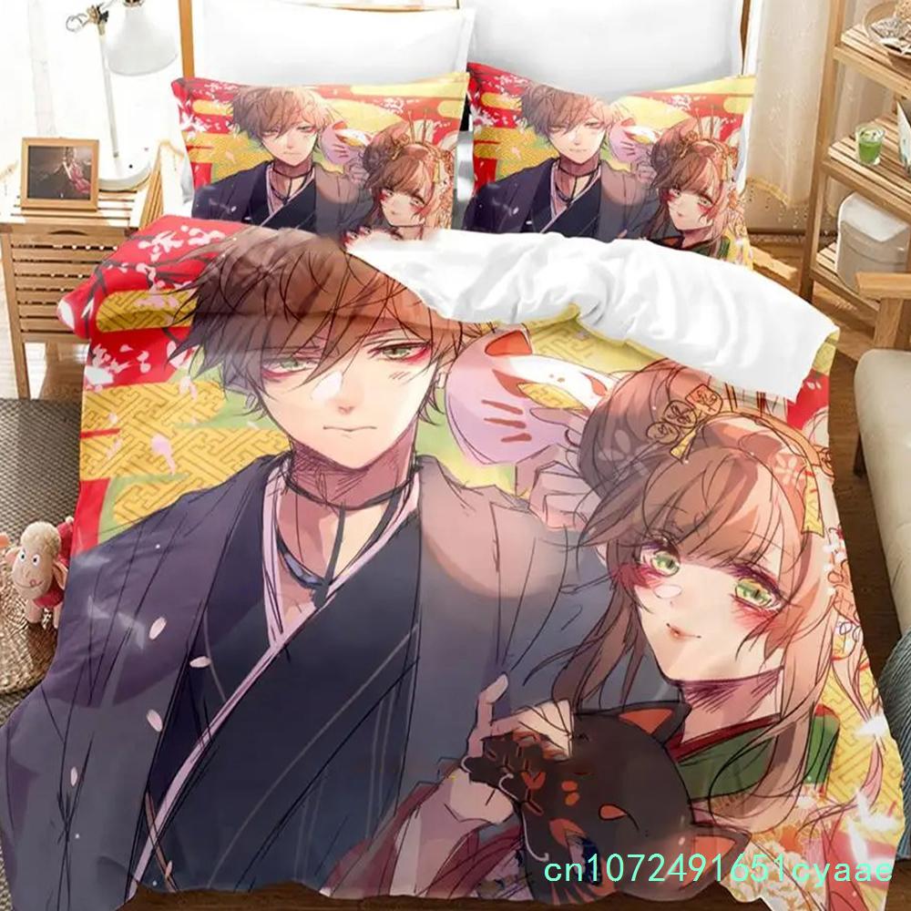 Project SEKAI Hoshino Ichika Set Biancheria da Letto Ragazzi Ragazze Twin Queen Size Copripiumino Federa Letto Bambini Adulti