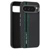 ABEEL For Google Pixel 10 Pro/Pixel 10 Case PC+TPU+Aluminum Alloy+PU Leather Phone Cover Compatible with MagSafe