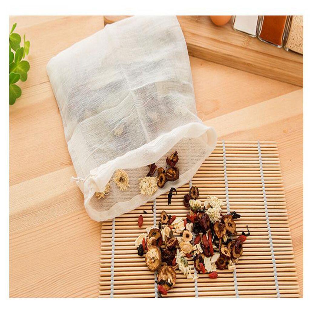 4Pcs 30x30cm Juice Reusable Mesh Strainer Filter Bag Multiple Usage