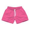 Mens Swim Trunks with Side Pockets Summer Casual Solid Color Beach Shorts Quick Dry Lightweight Board Shorts Swimwear Swimsuit