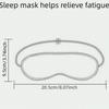 1PC-Soft Portable Sleeping Mask Fast Sleeping Blindfold Shade Patch Travel Women Men Eye Masks