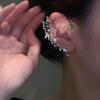 Zircon Openwork Butterfly Ear Cuff: Elegant No-Piercing Ear Jewelry for Women
